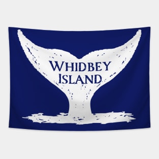 Whidbey Island WA Orca Whale Tail Island Living Pacific Northwest Tapestry