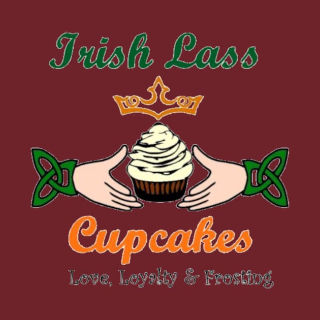 Irish Lass Cupcakes Merch- Full Logo by Wumbo