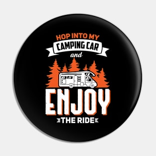 Exciting drive in camping car Pin