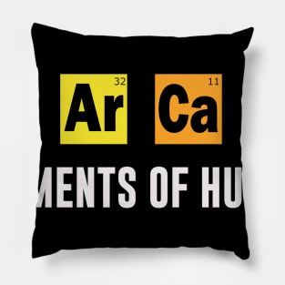 Elements of Humor - Chemistry - SARCASM tshirt Pillow