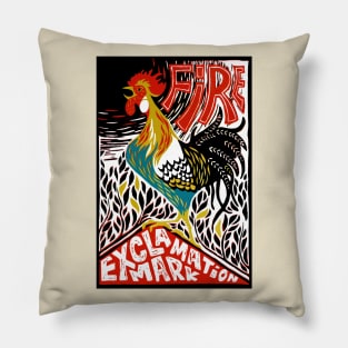 Fire, Exclamation Mark - IT Crowd Tribute Pillow