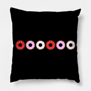 Valentine Donuts Pillow