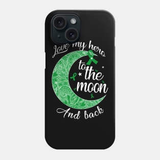 love gastroparesis hero to the moon Phone Case