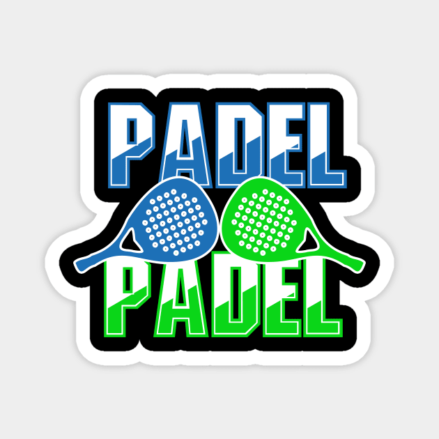 PADEL LOVER SPORTS PLAYER ii Magnet by carolphoto