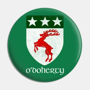 O'Doherty  / Vintage Style Crest Coat Of Arms Design Pin