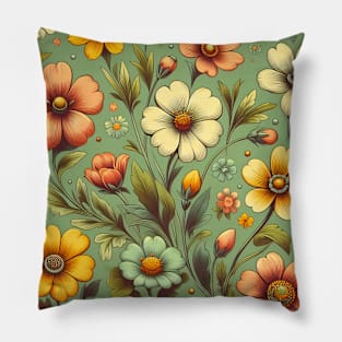 Spring Flowers Pillow