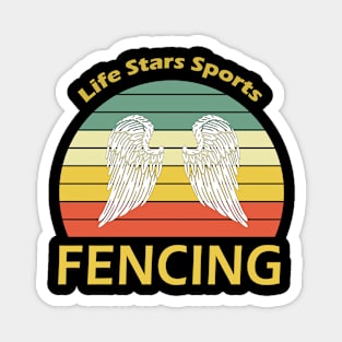 Fencing Sport Magnet