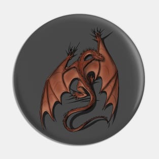 Smaug on your Shirt Pin