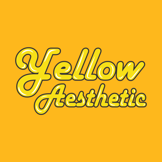 Happy Yellow Aesthetic - Yellow - Phone Case