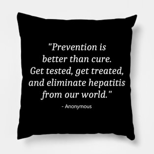 World Hepatitis Day Pillow