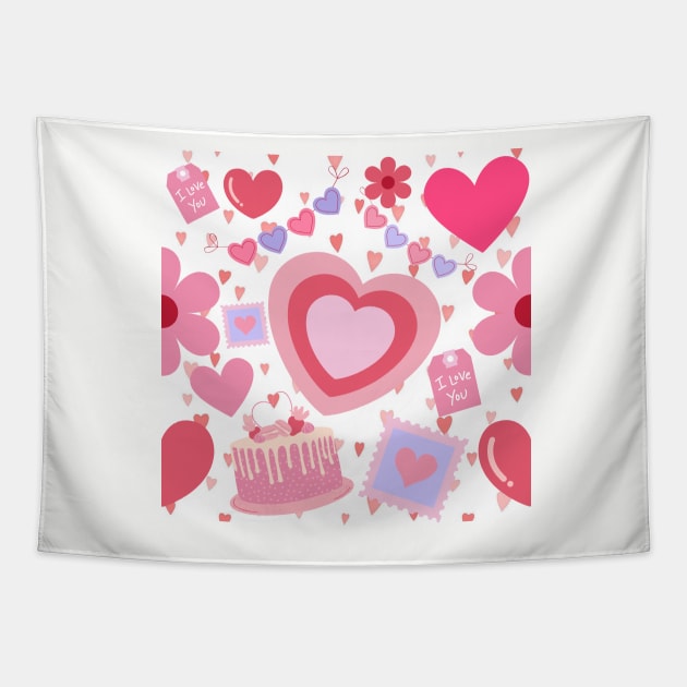 Showered with Love Tapestry by GemmasGems