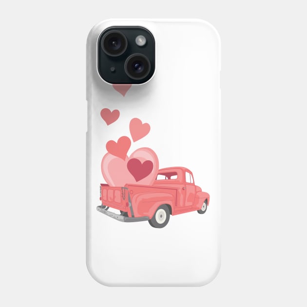 Love Truck Phone Case by SWON Design