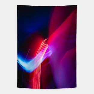 Neon Streaks Tapestry