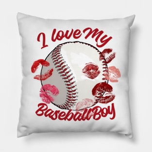 I love my baseball boy Pillow