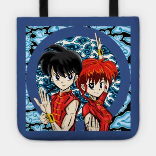 ranma saotome in jyusenkyo waterfall art Tote