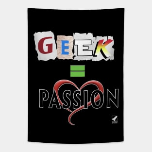 Geek equals Passion Tapestry