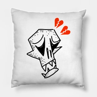 Sad Skull Pillow