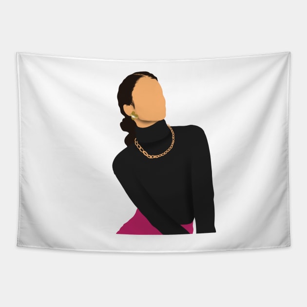 A Different World Whitley Gilbert Fan Art Tapestry by tayelectronica