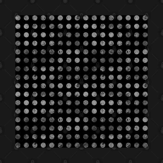 Dark Polka Dots Pattern by DeneboArt