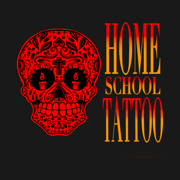 HomeSchoolTattoo SugarSkull by HomeSchoolTattoo