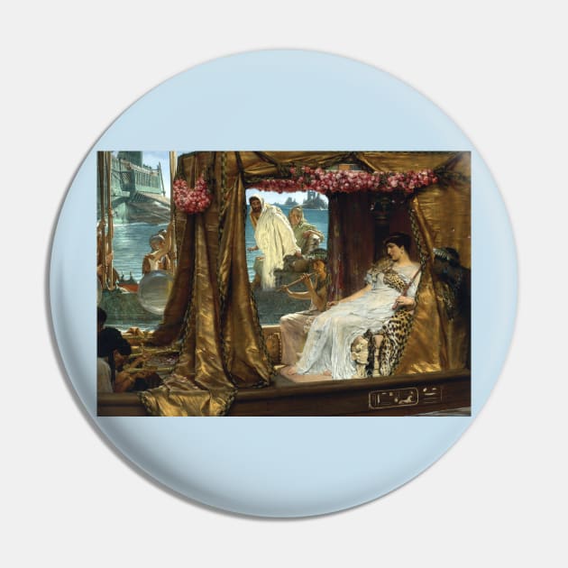 The Meeting of Antony and Cleopatra, 41 BC - Sir Lawrence Alma-Tadema Pin by forgottenbeauty