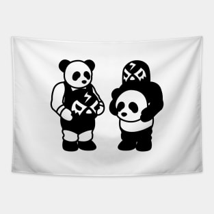 Lucha Panda#3 Tapestry