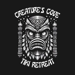 Creature's Cove Tiki Retreat - Monster Tiki Bar Tropical T-Shirt