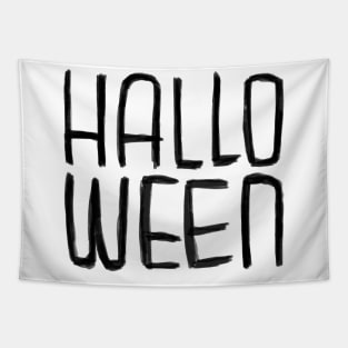 Simple Hallo Ween Typography, Halloween Tapestry