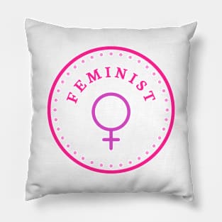 feminist circle Pillow