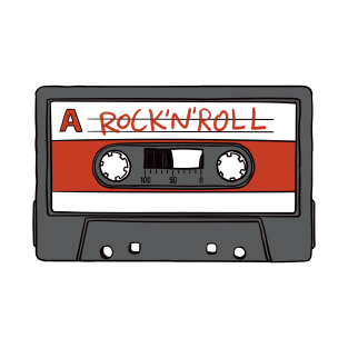 Rock and roll cassette T-Shirt