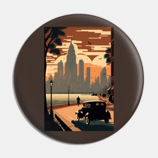 1930s Chicago Escape Pin