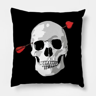 Valentine's Day skull Pillow