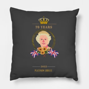 THE QUEEN'S JUBILEE 70 Pillow