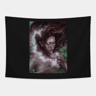 Nymphaea Fantasy Earth Elf Tapestry