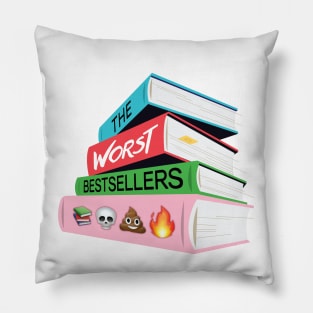 The Worst Bestsellers Logo Pillow