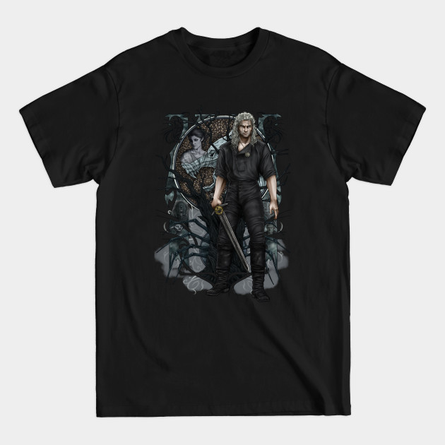 Discover White Wolf - Art Nouveau - T-Shirt