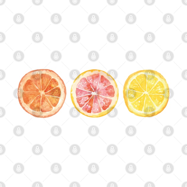 Fruit Slices Summer Cottagecore by uncommontee