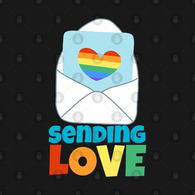 Sending Love LGBT Pride by ricricswert