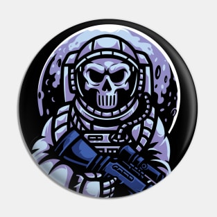 Skeleton Moon Walker Pin