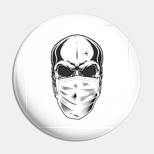 Funny mask Pin