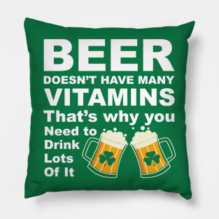 St. Patrick Beer Pillow
