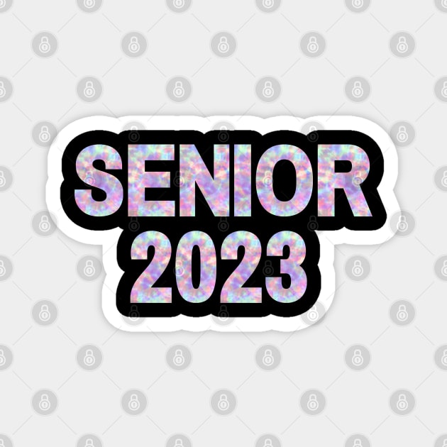 Senior Class of 2023 tie dye Magnet by Myartstor 