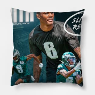 DeVonta Smith Eagles Pillow