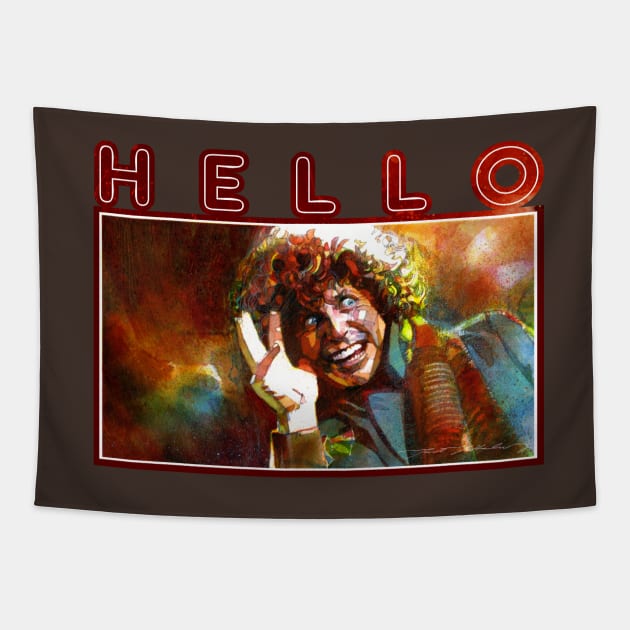 HELLO! Doctor Who Tapestry by McHaleyArt