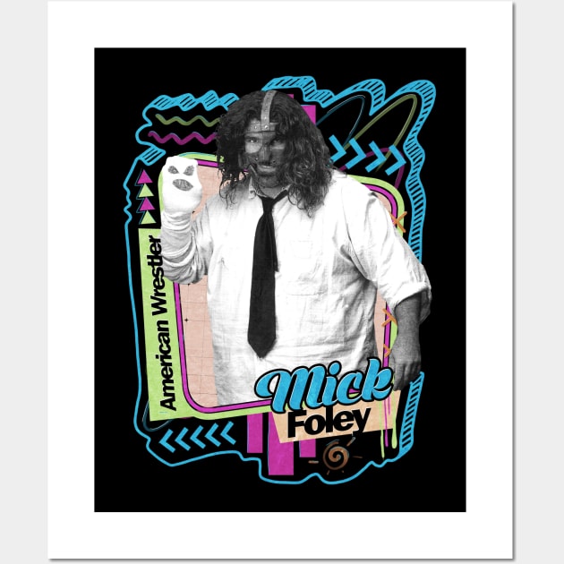 Cactus Jack Mick Foley Retro Wrestling T Shirt 