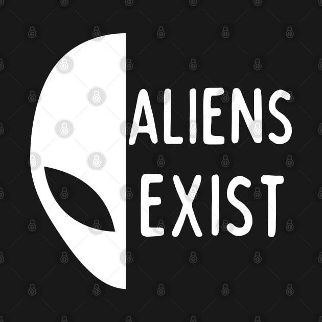 Aliens Exist by Hunter_c4 "Click here to uncover more designs"