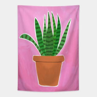 Potted plant IX: snake Tapestry