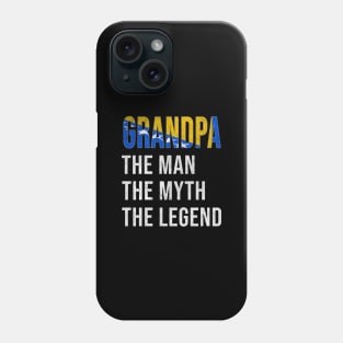 Grand Father Bosnian or Herzegovinian Grandpa The Man The Myth The Legend - Gift for Bosnian or Herzegovinian Dad With Roots From  Bosnia And Herzegovina Phone Case