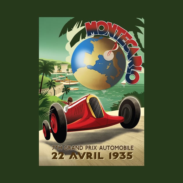 Monte Carlo Grand Prix 1935 by Spyinthesky