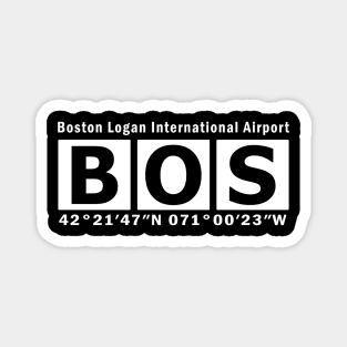 BOS Airport, Boston Logan International Airport Magnet